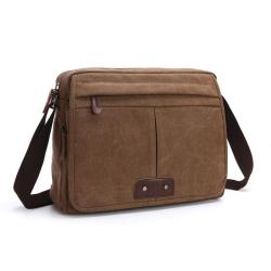 MGB028 Classic Mens Canvas Wholesale Messenger Bag New Arrival Teenager Crossbody Handbag Hot Seller Portable Casual Bag