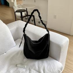 Pleated Canvas Tote Bag Plain Soft Handbag Manufacturer Customize Fashion Casual Taschen CY130