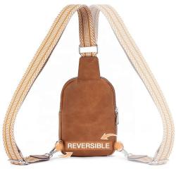 Sling Bag for Women Vegan Leather Fanny Pack Crossbody Bags Chest Bag for Women
