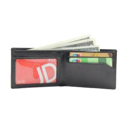 Mens Slim Bifold Wallet RFID Blocking Minimalist Front Pocket Wallets for Men - Thin & Stylish