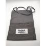 Cotton Suede Drawstring Tote Bag Shopping Bag With String