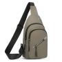 ZR668 Men Chest Bag Waterproof Shoulder Bag Sports Travel Crossbody Leisure Solid Color Business High Quality Bag Print logo