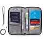 functional travel passport holder passport ticket organizer wallet zipper travel wallet