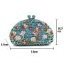 Women Crystal Stones Evening Flamingo Party Handbag Wedding Clutch Bag Diamond Clutches Bridal Shoulder Bags