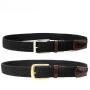 Belts for Man Mens Gift Stretch Braided Web Belt Elastic for Casual Golf Jeans with Stainless or Copper Buckle 1 3/8"