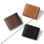 ZR728 Men Short Wallet Card Holder Card Positions Case Open Frosting Purse Retro Money Clip Billfold Dollars PU Open Wallet