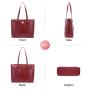 2023 Lovevook 2pcs Classic Crocodile pattern Large Business handbags and Purse Luxury Computer Hand bag Ladies Laptop PU Tote Ba