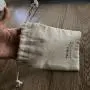 Super Soft Cotton Muslin Gift Drawstring Bag Transparent Cotton Packaging Pouch