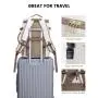 LOVEVOOK Carry on Backpack Flight Approved with 3 Packing Cubes laptop travel backpack bag with usb duffel bags for men women