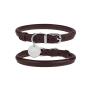 Factory eco-friendly high quality luxury genuine leather dog collar
