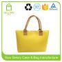 Gelory New Fashion PU Leather Woven Fancy Young Lady Tote Bag Handbag