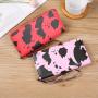 Women's Bag Wholesale 2024 Summer Korean Clash Colour Cow Pattern Multi Compartment Wallet Long Horizontal Clutch Bag
