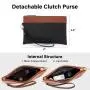 LOVEVOOK 2pcs custom elegant ladies handbags anti-theft shoulder bags wallet luxury office tote bags women laptop bags with usb