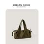 Factory Price Nylon Material Zipper Handbag Soft Single Shoulder Carrying Bag Women's Shoulder Bags