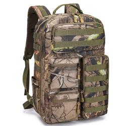 Men's High-Capacity Camouflage Backpack Withered Leaf Tactical Mountaineering Bag Waterproof and Hiking Bag