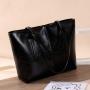 Wholesale Fashion Oil Wax Retro Genuine Leather Big Tote Bag Ladies Handbags Large Capacity Women Shoulder Hand Bag