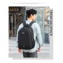 Large Capacity Lightweight Unisex Backpack Waterproof Oxford Cloth Nylon Lining Zipper Closure Student Leisure Sports Travel