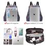 Lovevook Custom logo Holographic reflective back pack set crossbody bags ladies school bag Geometric luminous backpack for Women