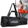 OEM Custom Women Men Tote Carry Travel Duffle Bag Yoga Mat Fitness Sport Duffel Gym Bag with Shoe Pocket
