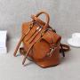 wholesale 2024 Vintage fashion travel Bag wax cowhide  boston tote bag Fashionable women's leather shoulder bags