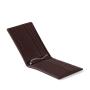Custom Brown Extra Capacity Slim Fold Money Clip with 6 Credit Card Slots Wallets Leather Men