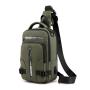 GELORY Customized Waist Sling Bag Multipurpose Waterproof Nylon Large Capacity USB Fitness Chest Bag Fanny Pack For Men Sport