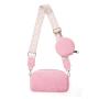 Green Custom Logo 2024 New candy-colored women's single shoulder crossbody bag with wide shoulder strap multifunctional bag
