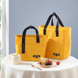 OEM Factory Portable Waterproof Insulated Canvas Cooler Bag Thermal Food Picnic Lunch Cooler Bag for Women Girl Kids