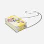 2024 Custom Jacquard Mini Luggage Shape Shoulder Bag For Women Crossbody Purse
