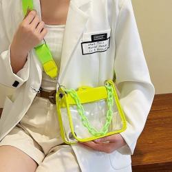 2023 New style summer transparent crossbody bag women shoulder bag PVC clear bag