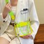 2023 New style summer transparent crossbody bag women shoulder bag PVC clear bag