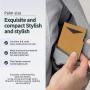 Customize Slim Minimalist Pop Up Leather Wallet RFID Blocking Credit Card Holder Capsule Wallets for Men