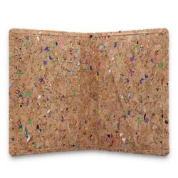 Eco friendly personalized rfid Cork credit card holder wallet