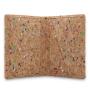 Eco friendly personalized rfid Cork credit card holder wallet