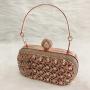 Wholesale trendy small handbags ladies purse gold evening bag rhinestone party bags women elegant bag