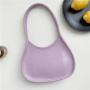 2024 Wholesale Korean Women's Shoulder Bag Candy Color Hand Bag Leather Underarm Fashion Handbag Low Price Tote Shoulder Bag