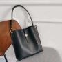 Genuine Leather Ladies Handbags Bucket bag Casual 2021 Tote Bag Women Commute Single Shoulder Bag