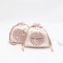 High End Silk Drawstring Jewelry Pouch Small Satin Silk Gift Perfume Bag For Cosmetic
