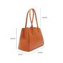 2023 Autumn New Design Women Tote Bag Customized Pu Vegan Leather Classic Fashion Shoulder Bag