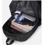 HR171 New Trend Unisex Shoulder Backpack Nylon Simple Fashion Laptop Backpack Student Travel Outdoor Wear Resistant Backpack
