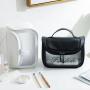 Factory Direct Sale Logo Custom Transparent Cosmetic Bag Female Portable Cosmetic Storage Bag Travel Large Capacity Toiletry Bag