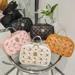 Popular Design Makeup Bag 2024 New Women's Handbag Korean Fashion Large Capacity Storage Bag