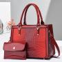 Two Piece Designer Handbag Tote Bag 2023 New Crocodile Print Wholesale Women Handbags Large Capacity Women Fashion Handbags
