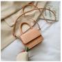 2023 Fashion Stone Cross body Bag Versatile Women's Handheld Small Square Bag Cute Mini Shoulder Bag