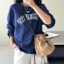 Drawstring Ruffles small messenger bag women soft nylon crossbody bucket bags fashion simple ladies shoulder bags