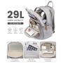 LOVEVOOK New Waterproof Stylish Bag with USB Port Lightweight Casual Daypacks Work Business Nurse school Laptop Backpack Unisex