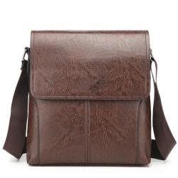 KBW457 Wholesale New Men Business Briefcase PU Waterproof  Travel Shoulder Crossbody Bag Version of The Casual Retro Men Bag