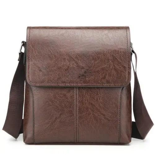KBW457 Wholesale New Men Business Briefcase PU Waterproof  Travel Shoulder Crossbody Bag Version of The Casual Retro Men Bag