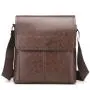 KBW457 Wholesale New Men Business Briefcase PU Waterproof  Travel Shoulder Crossbody Bag Version of The Casual Retro Men Bag