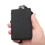 2024 New Single Lanyard Magnetic Id Name Credit Card Holder Leather Office Table Business Card Holder